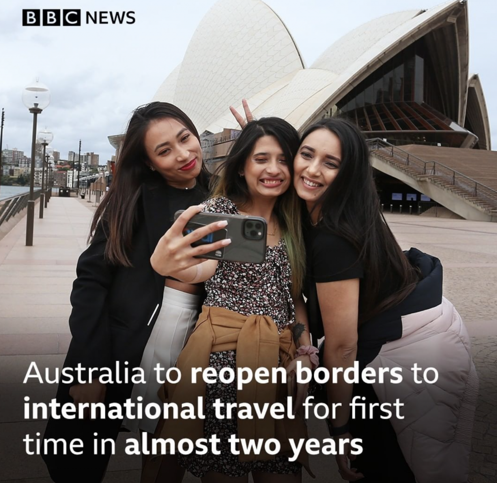 BBC News, border Australia sudah dibuka